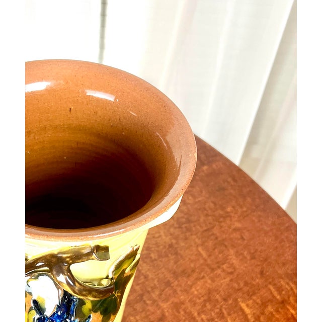 Antique French Majolica Grape Wine Chiller, C. 1900 For Sale - Image 11 of 11