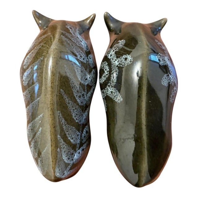 Studio Pottery Bulls by Elizabeth Skipworth, Set of 2 For Sale - Image 11 of 16