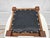 Early 20th Century Square Mission Arts and Crafts Black Leather and Oak Footstool For Sale - Image 5 of 17