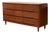 Restored Nine Drawer Mid Century Dresser For Sale