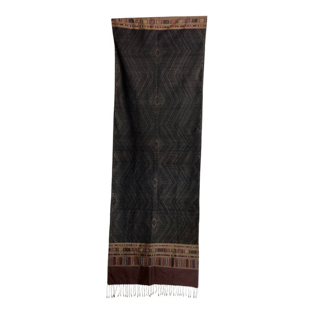 Early 20th Century Pha Biang Ceremonial Shawl, Tai Daeng People, Northern Laos For Sale
