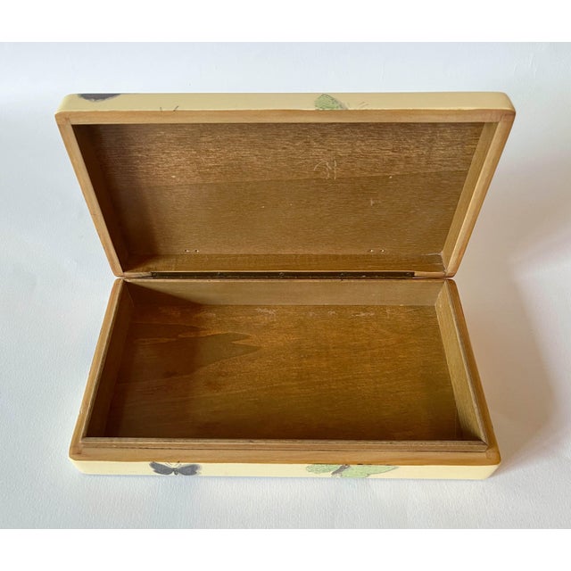 Wood Fornasetti Butterfly Box For Sale - Image 7 of 10