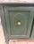 Vintage Emerald Green Credenza Media Console With Walnut Finished Top For Sale - Image 10 of 10