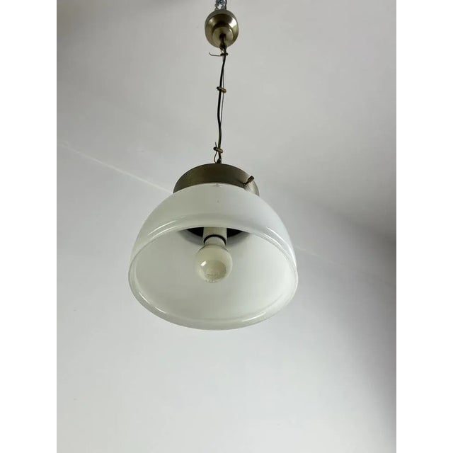Mid-Century Model Delta Ceiling Light attributed to Sergio Mazza for Artemide, 1960s For Sale - Image 11 of 12