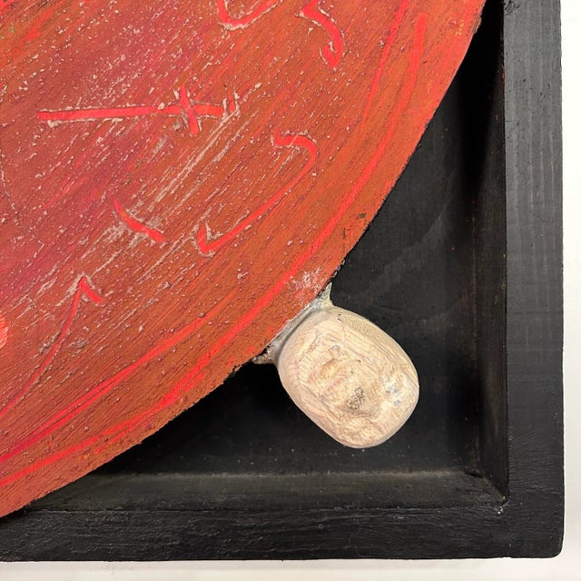 1980s “Joe’s Doing Alright Now” J. Boomer Mixed Media Sculpture Painting 1989 For Sale - Image 5 of 12