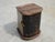 Bedside table or storage unit in solid teak reclaimed from a boat. Recycled wood from a dugout canoe, curved design. Teak...