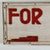 Wood Vintage Art Deco Period Wood "For Rent" Sign in Bright Red Lettering and Design Motif For Sale - Image 7 of 8