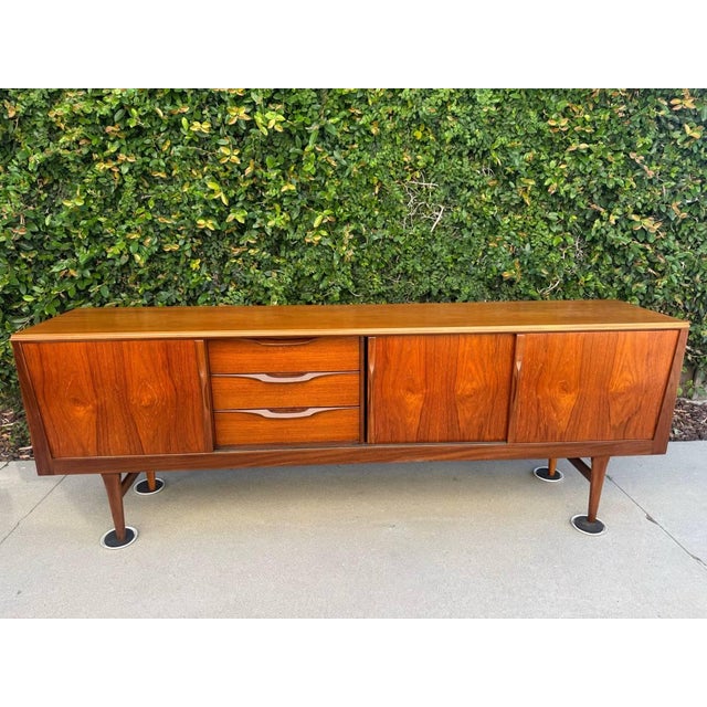 Mid-Century Modern Teak Sideboard Credenza For Sale - Image 15 of 15