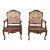 Pair of Louis XV Large Caned Armchairs, France Circa 1760 For Sale