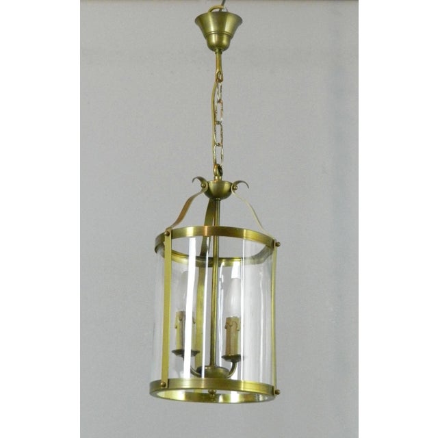 Vintage French Twin Light Hall Lantern, 1930s For Sale - Image 9 of 9