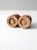 Brown Mid Century Wood Salt & Pepper Shakers Set For Sale - Image 8 of 9