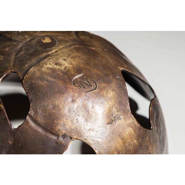 Brown Brass Fruit Bowl, 1960s For Sale - Image 8 of 11