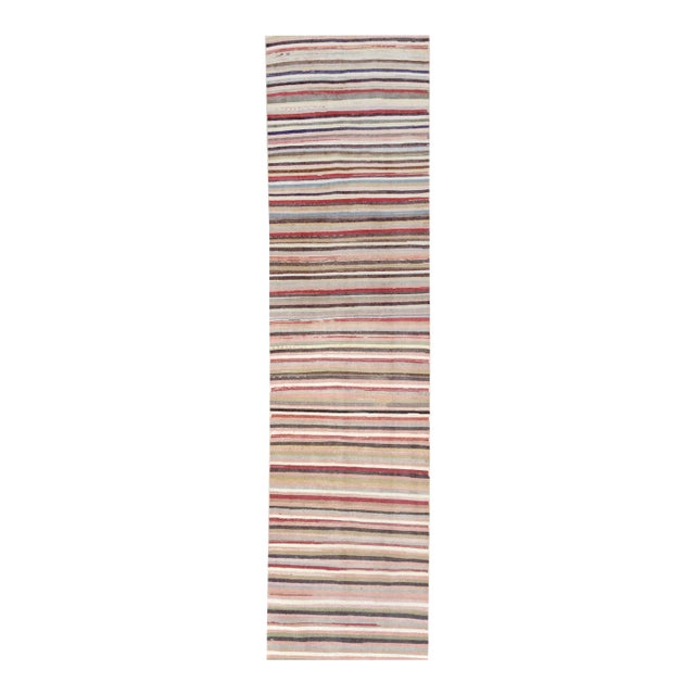 Galerie Shabab Collection Mid-20th Century Handmade Turkish Anatolian Runner For Sale