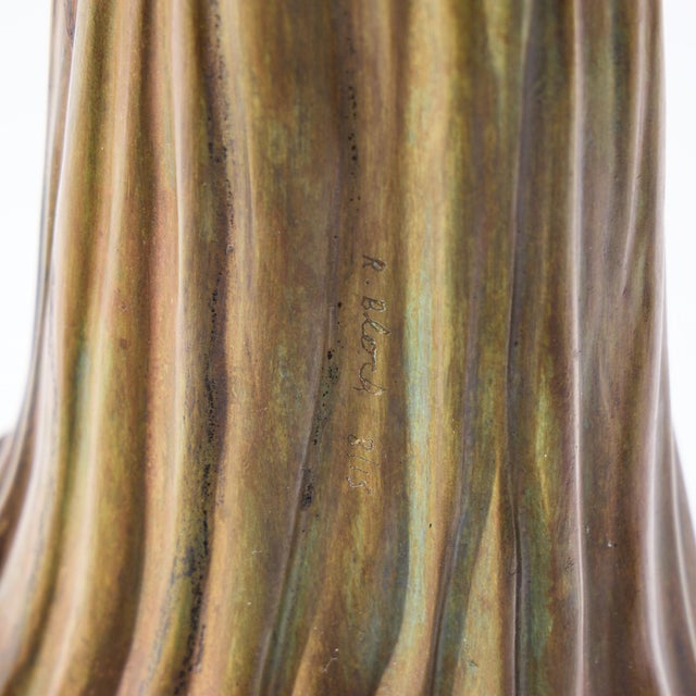 Bronze Ruth Bloch Signed Bronze Violinist Sculpture For Sale - Image 8 of 8