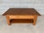 Rustic Broyhill Attic Heirlooms Shaker Style Oak 50" Coffee Table For Sale - Image 3 of 11