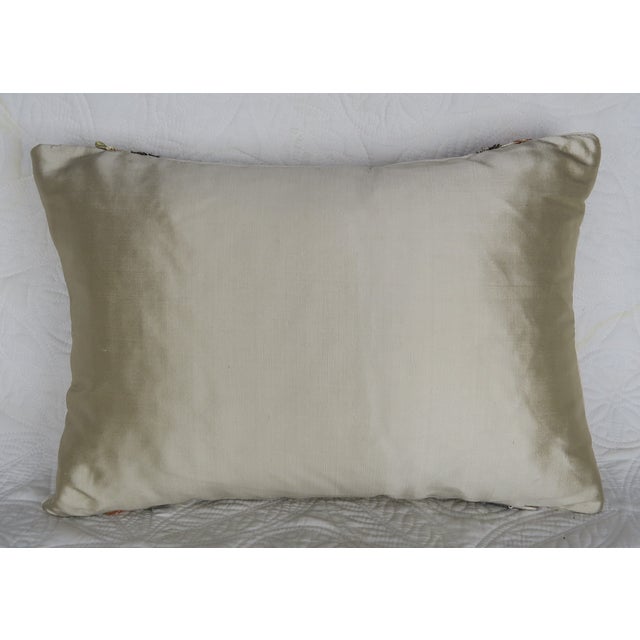 Custom Accent Pillows With Antique Flower Appliques Pair Chairish