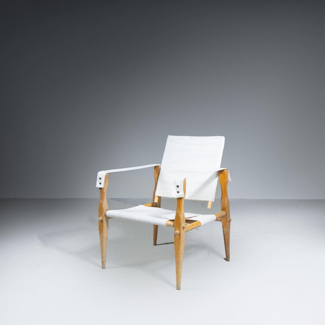 Safari Kk47000 Armchair by Kaare Klint for Carl Hansen & Søn, Denmark, 1960s For Sale - Image 12 of 12