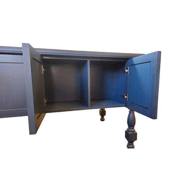 French Country Traditional Custom Island Table For Sale - Image 3 of 3