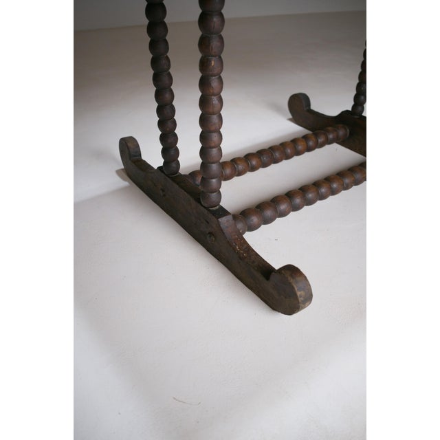 Late 19th Century French Rustic Coffee Table with Bobbin-Turned Base For Sale - Image 11 of 18
