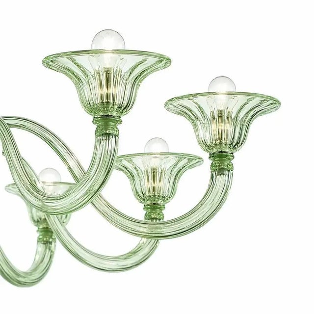 Early 21st Century Rigadin Murano Glass Chandelier by Simoeng For Sale - Image 5 of 8