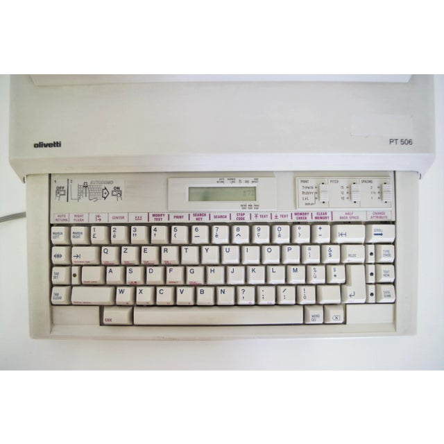 PT-506 Electronic Typewriter from Olivetti, 1980s For Sale - Image 12 of 18