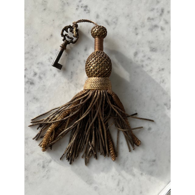 1940s Gold Bullion Tassel - Key Fob For Sale - Image 5 of 5