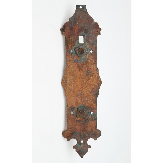 Bronze Antique 12.125 In. Bronze Victorian Door Pull For Sale - Image 8 of 8