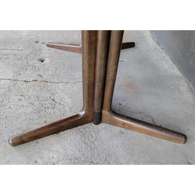 Rosewood Danish Modern Expanding Dining Table Niels Moller Attributed For Sale In San Francisco - Image 6 of 18