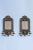 Brown French Louis XIII Bronze Mirrored Sconces, Set of 2 For Sale - Image 8 of 9