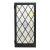 Tudor Diamond Leaded Stained Glass Steel Casement Window For Sale
