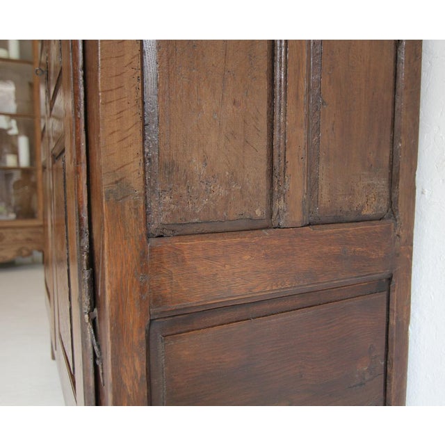 Early 19th Century French Provincial Oak Cupboard For Sale - Image 17 of 18