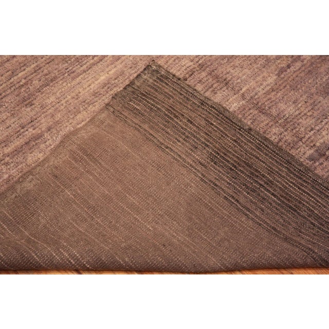 Nazmiyal Collection Chic Modern Minimalist Rug For Sale - Image 4 of 6