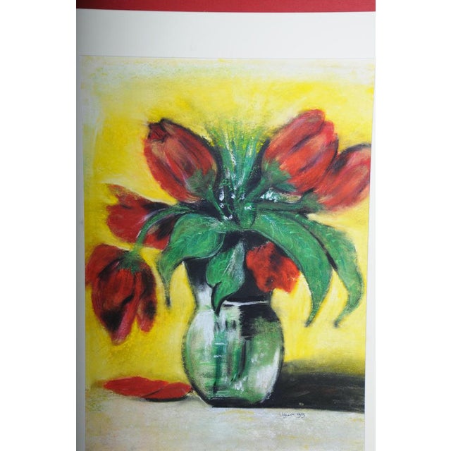 Ugur, Tulips Still Life, Pastel on Paper, 1999, Framed For Sale - Image 4 of 15