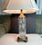Brass Mid-20th Century Signed Dresden German Cut Crystal & Brass Hollywood Regency Table Lamp For Sale - Image 8 of 12