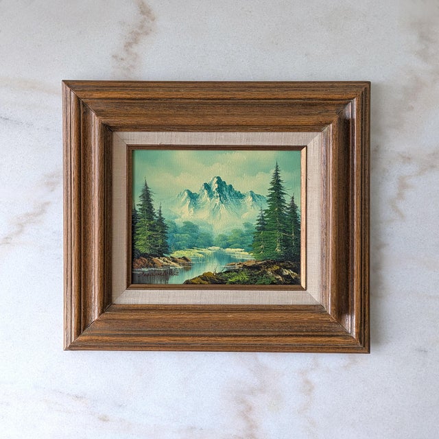 European Paintings Before 1900　フォッグ美術館 Mid 20th Century Framed Mid Century Oil Painting Signed