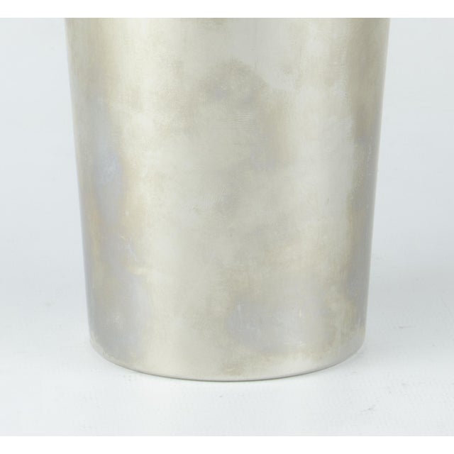 1930s 1930s Art Déco Silverplated Brass Cocktail Shaker "The Barman" by Ghiso - a Pair For Sale - Image 5 of 10