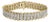 10K Yellow Gold 4.0 Cttw Diamond S-Link Bracelet For Sale