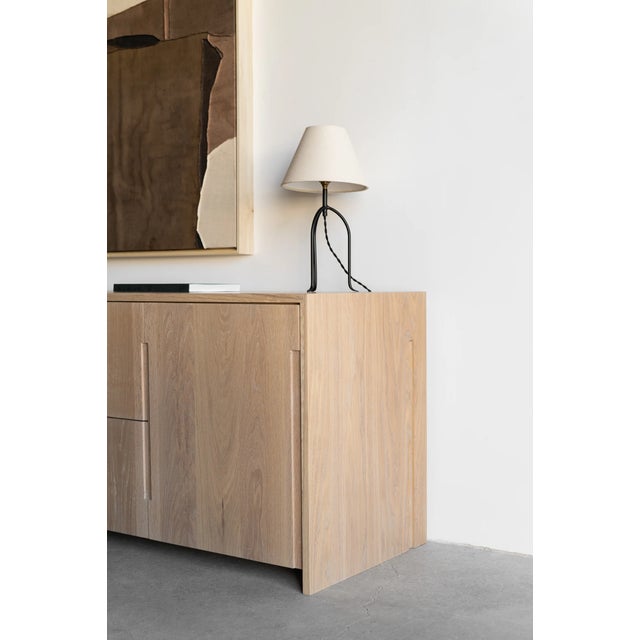 Contemporary Croft House Milo Solid Oak Sideboard For Sale - Image 3 of 8
