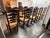 2010s Collection Reproductions Ladder-Back Dining Chairs, Set of Twelve For Sale - Image 5 of 12