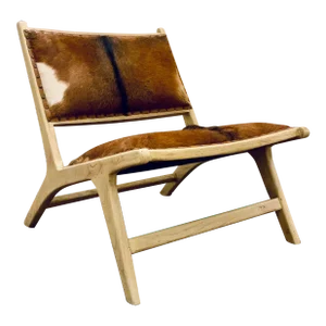 Modern Hair on Hide Accent Chair