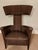 Mid-Century Modern Mid-Century, 1960’s Italian Attributed to “Gio Ponti” Arm Chair With Upholstered Brown Horse-Hair Fabric For Sale - Image 3 of 7