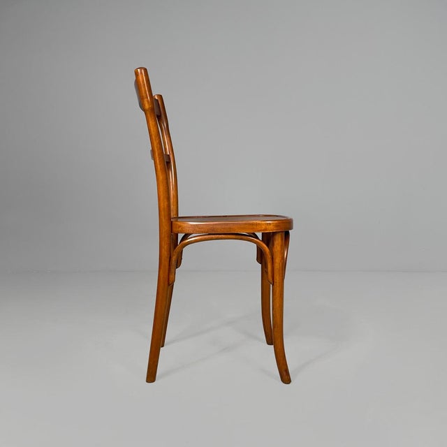 Thonet Austrian Chairs in Wood from Thonet, 1930s, Set of 6 For Sale - Image 4 of 12