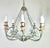 Rococo Vincente Eight Light Wood & Iron Painted Chandelier by Miamar Home For Sale - Image 3 of 12