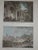 This pair of hand colored copperplate engravings depicts ancient ruins in what today is called Sicily. The name of the...