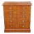 Late 20th Century Federal Style Yew Wood Double Door Side Cabinet For Sale