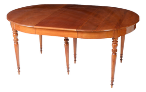 Extendable Dining Table in Cherry Wood, 1850