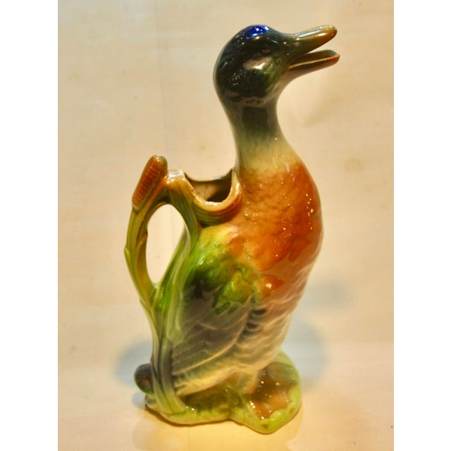 Ceramic French Duck Jar from St Clement, 1970s For Sale - Image 7 of 7