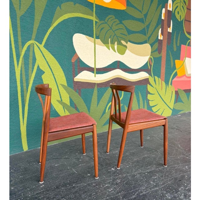 Mid-Century Modern Danish Modern Folke Ohlsson for Dux Chair Pair For Sale - Image 3 of 10