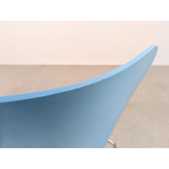 Light Blue Series 7 3107 Chair by Arne Jacobsen for Fritz Hansen For Sale - Image 9 of 12