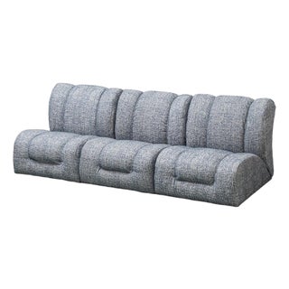 Vintage Three-Seater Modular Sofa, 1970s, Set of 3 For Sale